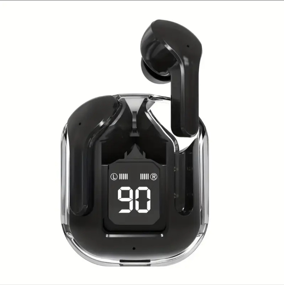 New TRUE WIRELESS LED Display 5.3 Bluetooth Headset with FREE Slcone Case